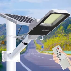 Solar LED 50w street light remote control aluminum waterproof outdoor light