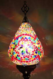 Awesome Turkish Drain Mosaic Table Lamp